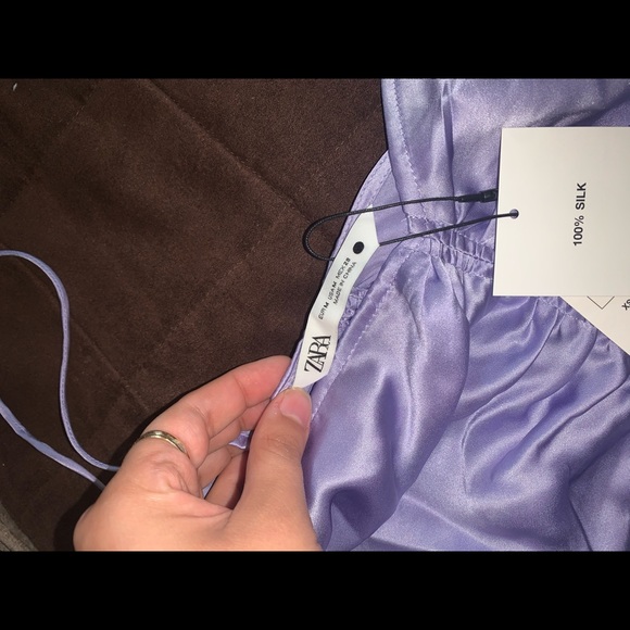 ZARA BRAND NEW 100% SILK top - Picture 4 of 4